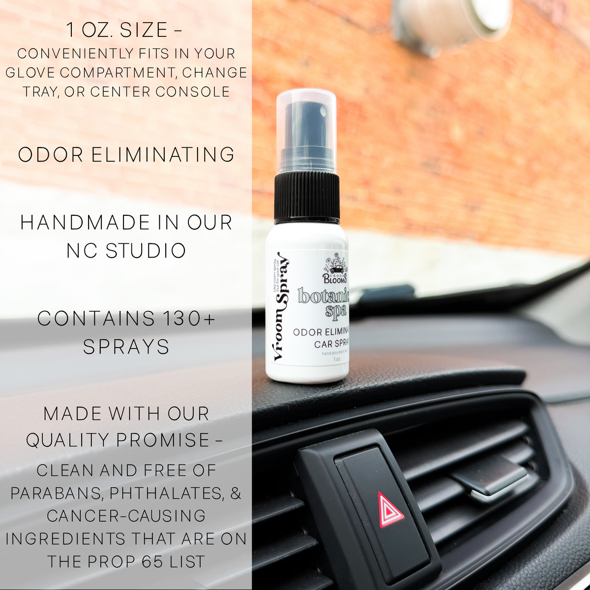 Vroom Spray Odor Eliminating Car Air Freshener & Interior Spray - Handmade in the USA: Forest Dawn