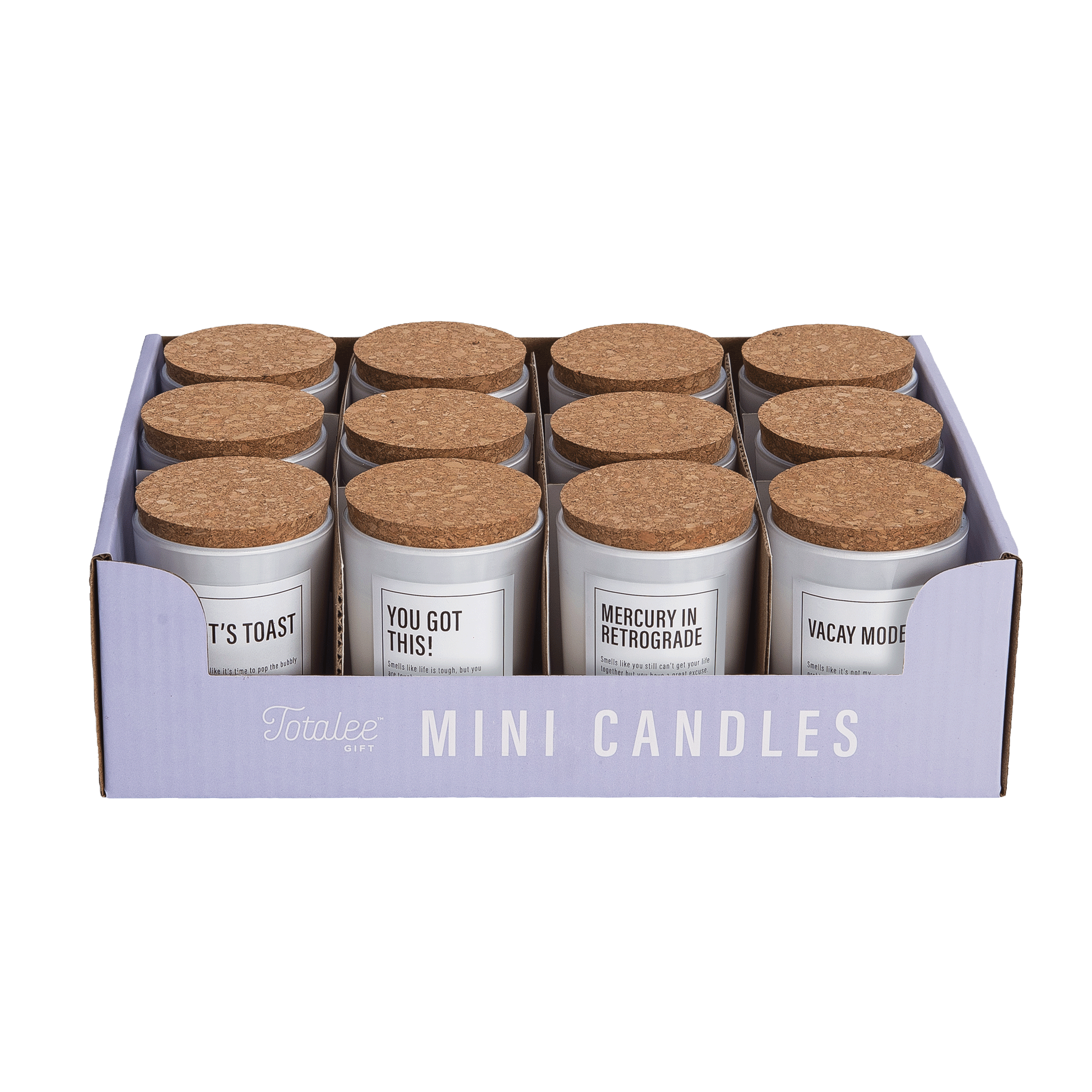 Everyday Mini Flame Candle White Wax