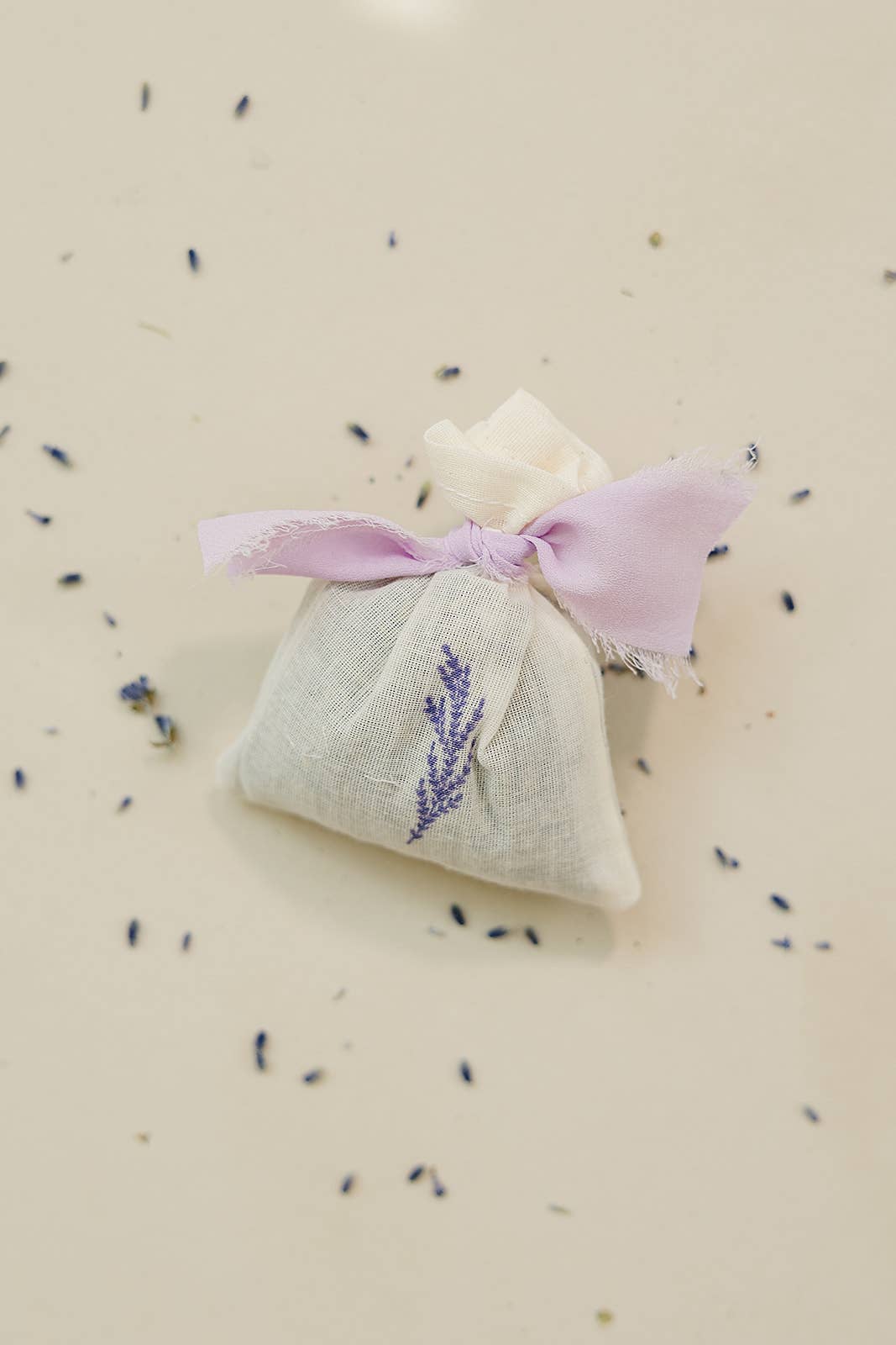 Lavender Print Sachet
