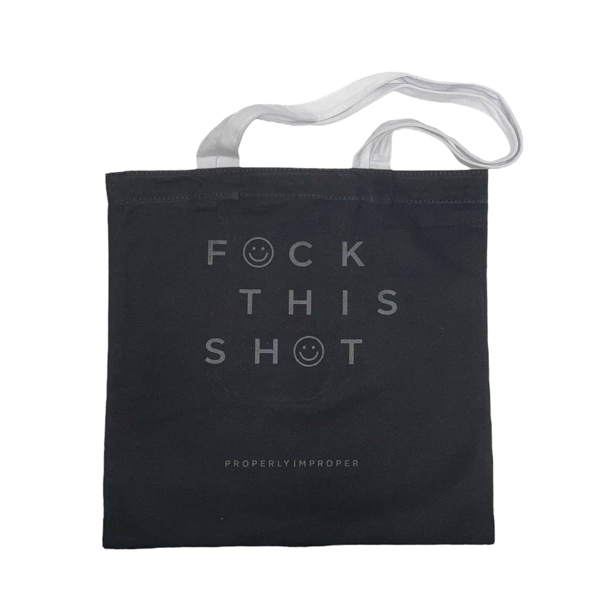 Fuck This Shit - Black Canvas Tote