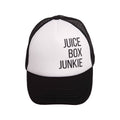 Juice Box Junkie Kid's Black Polyester Baseball Hat