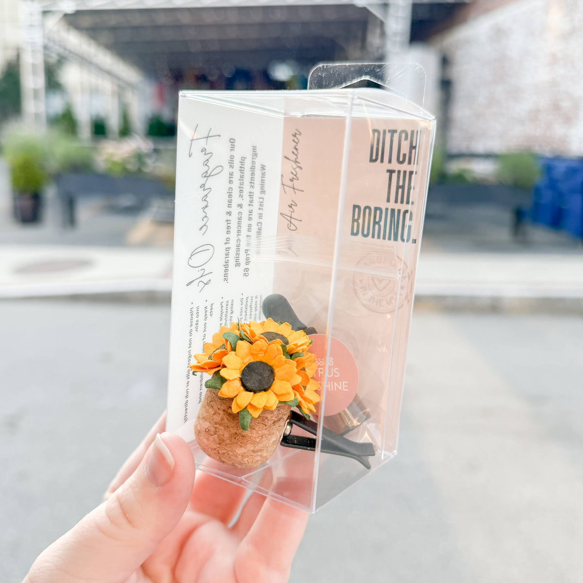 Sunflower Vent Clip Car Air Freshener Diffuser (Reusable): Fruity & Foodie Random Bestseller
