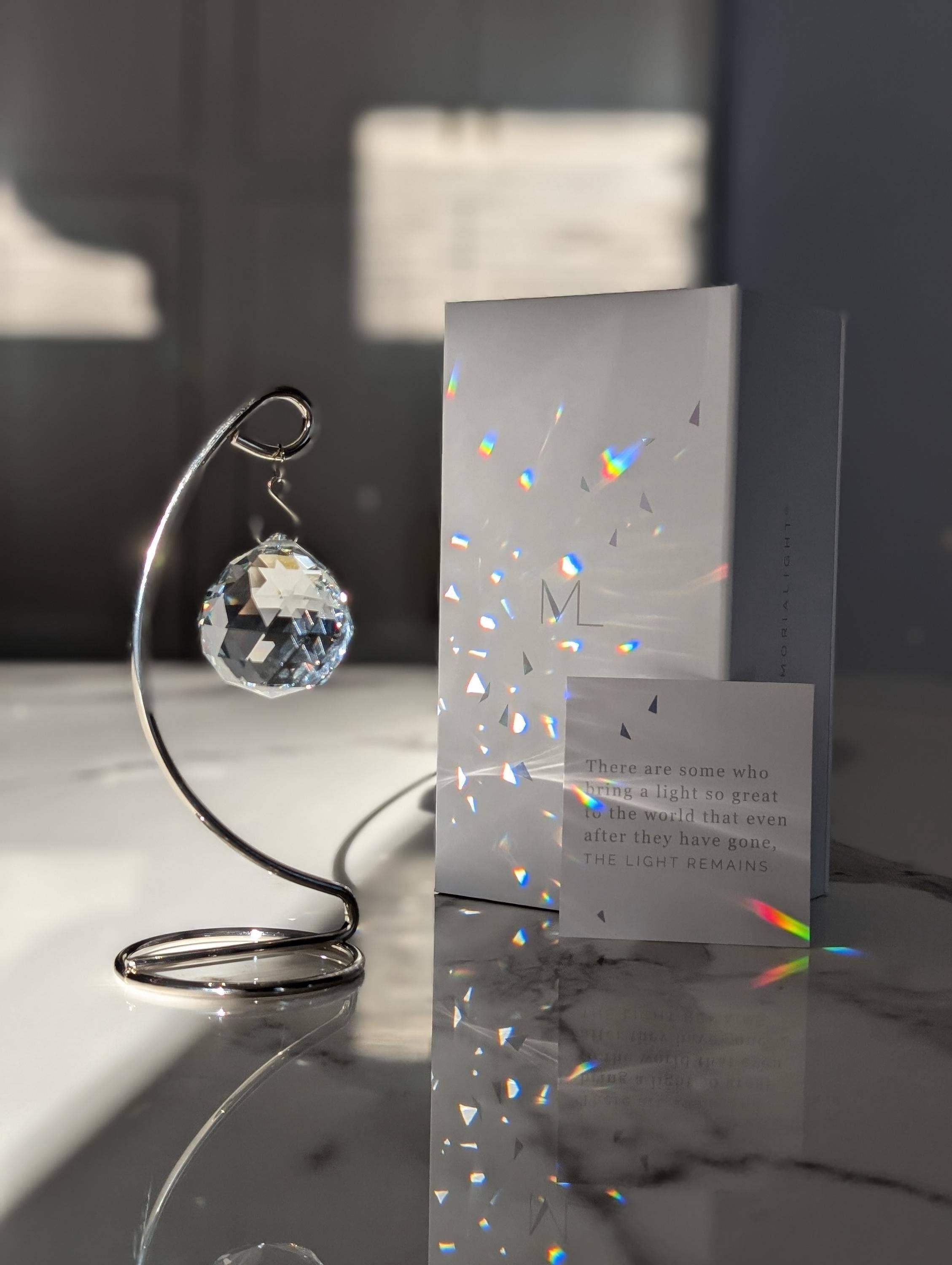 Tabletop Memorialight with Stand