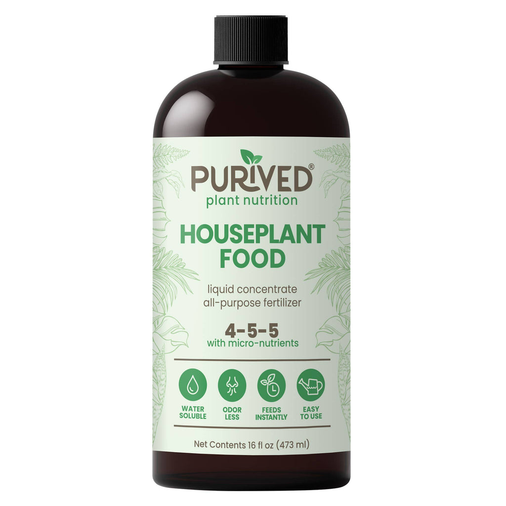 Purived Houseplant Food – 16fl oz of Concentrated Fertilizer