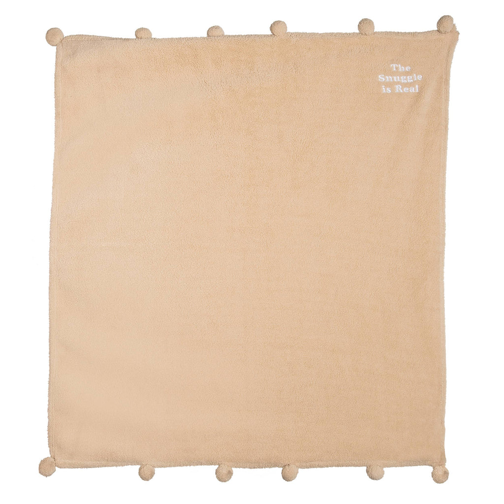 SALE Polyester 60" Off-White The Snuggle Is Real Blanket