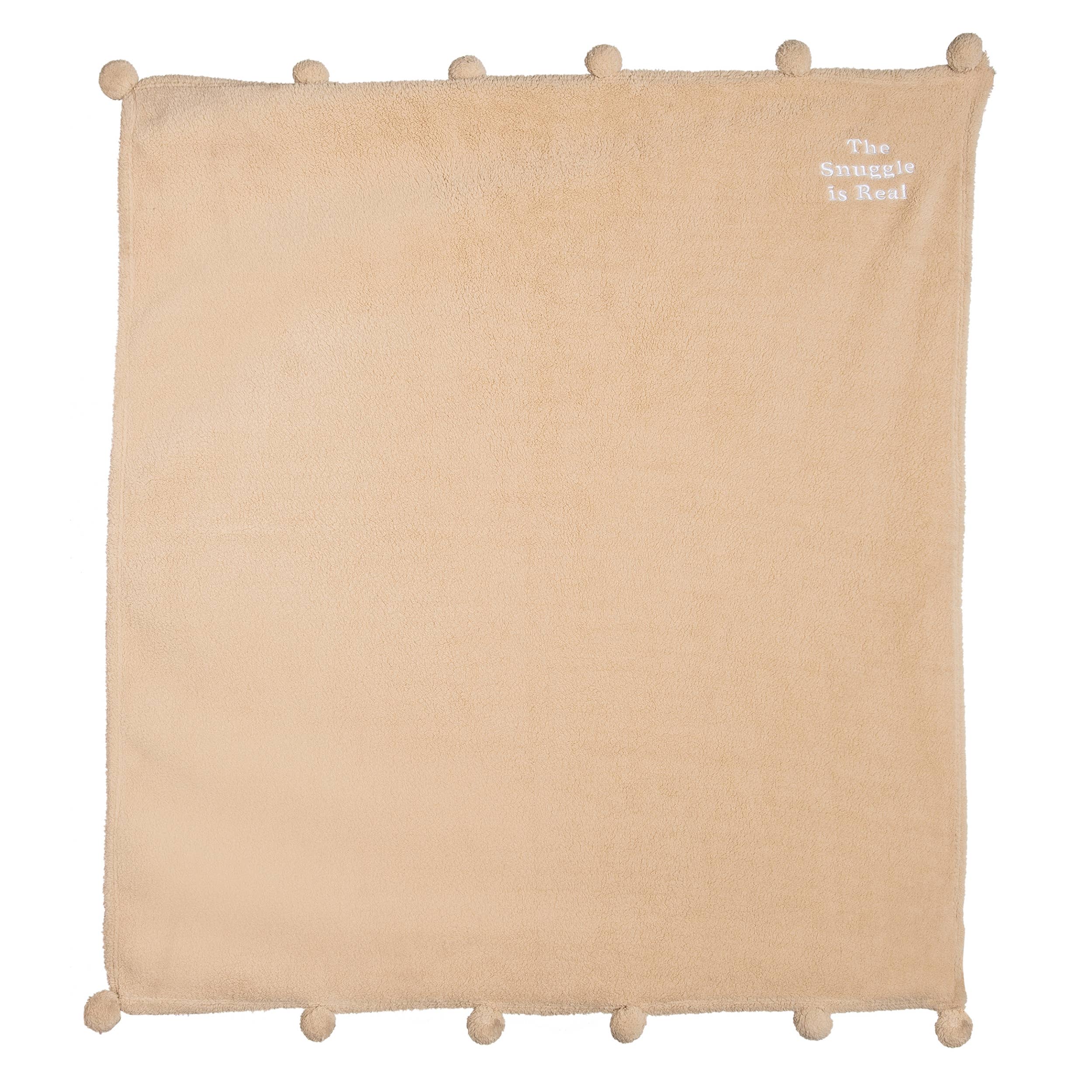 SALE Polyester 60" Off-White The Snuggle Is Real Blanket