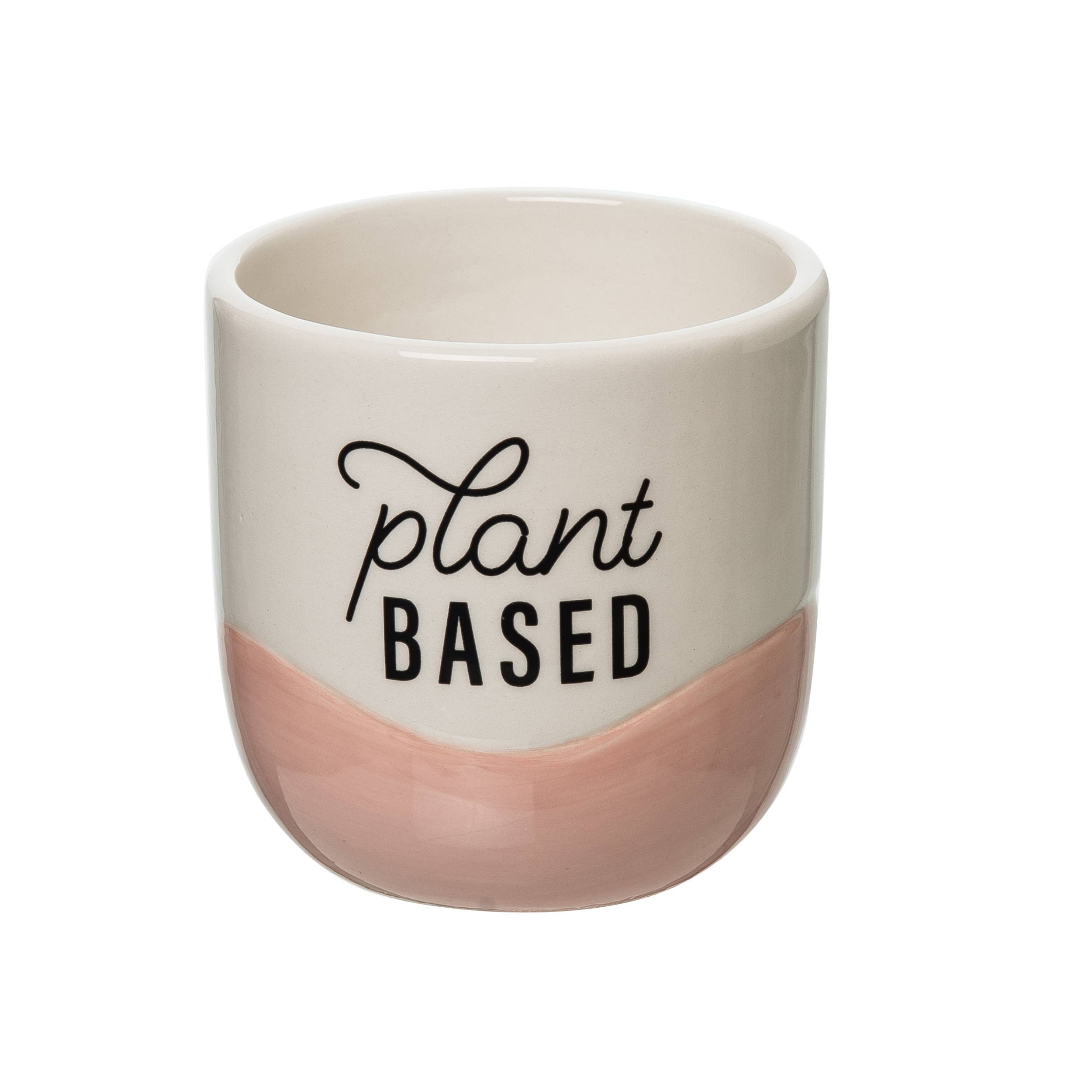 Ceramic 3" Pink Plant Based Small Planter