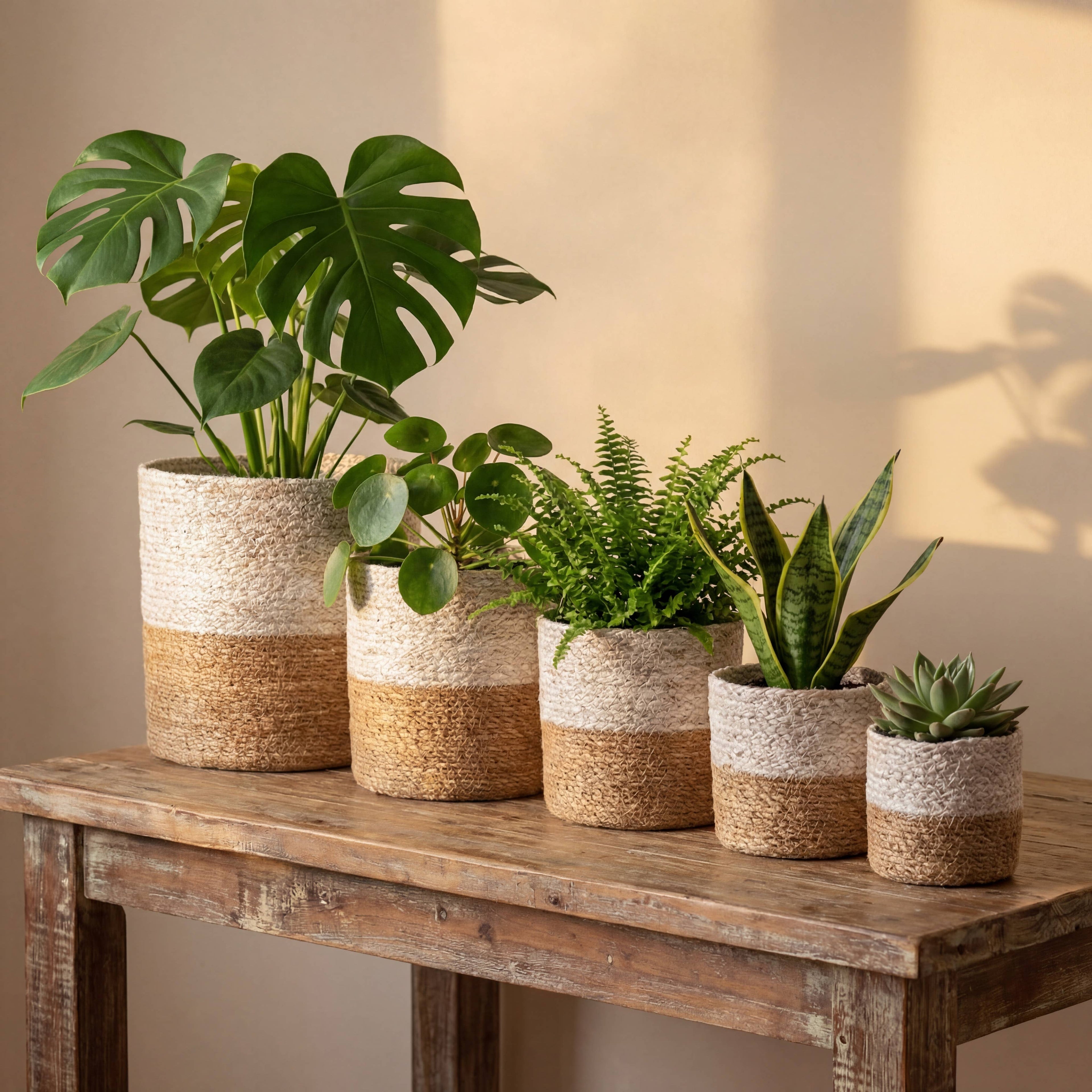 Jute Hogla Basket Planter Potcover