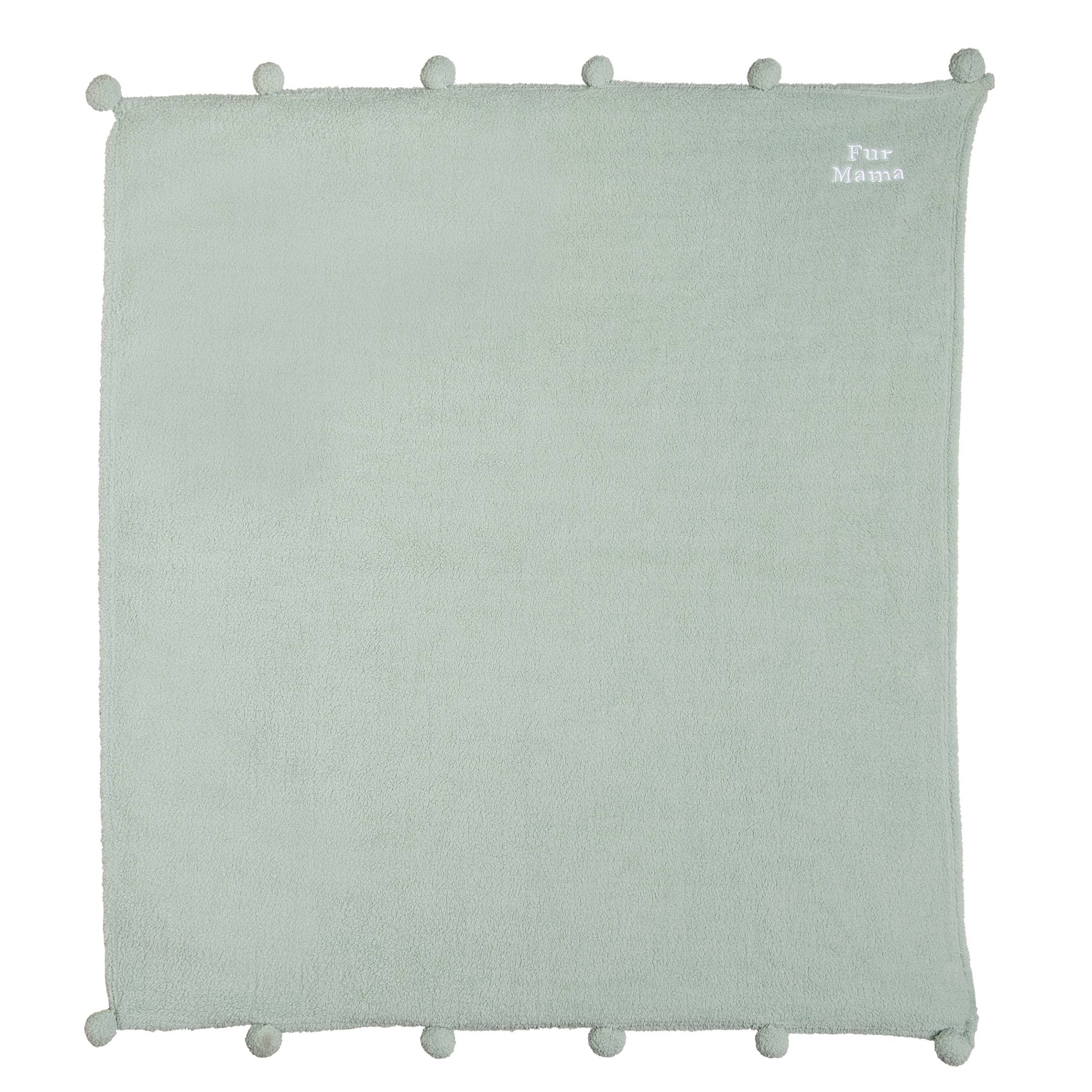 SALE Polyester 60" Blue Fur Mama Blanket