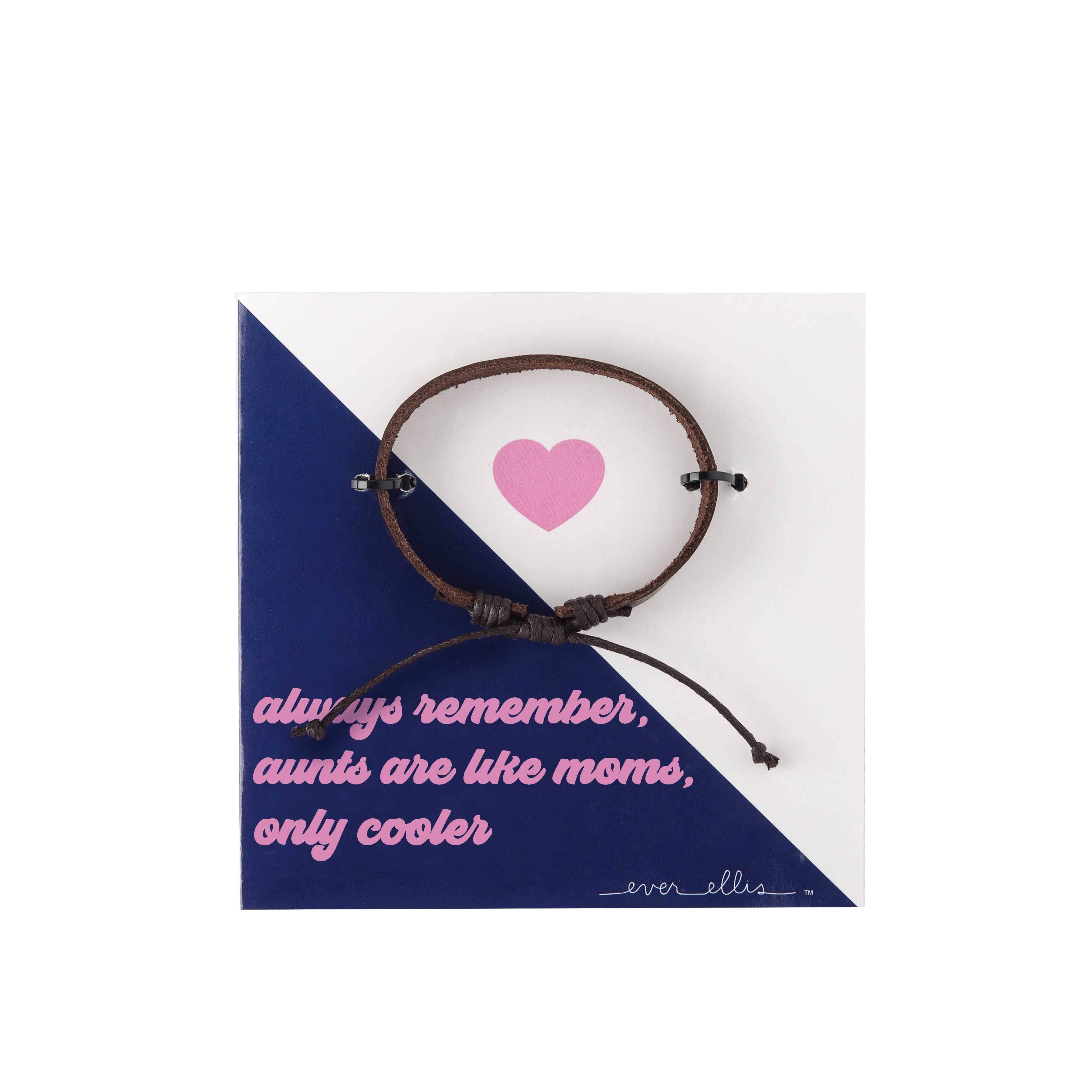 SALE Best Aunt Ever Bracelet Black