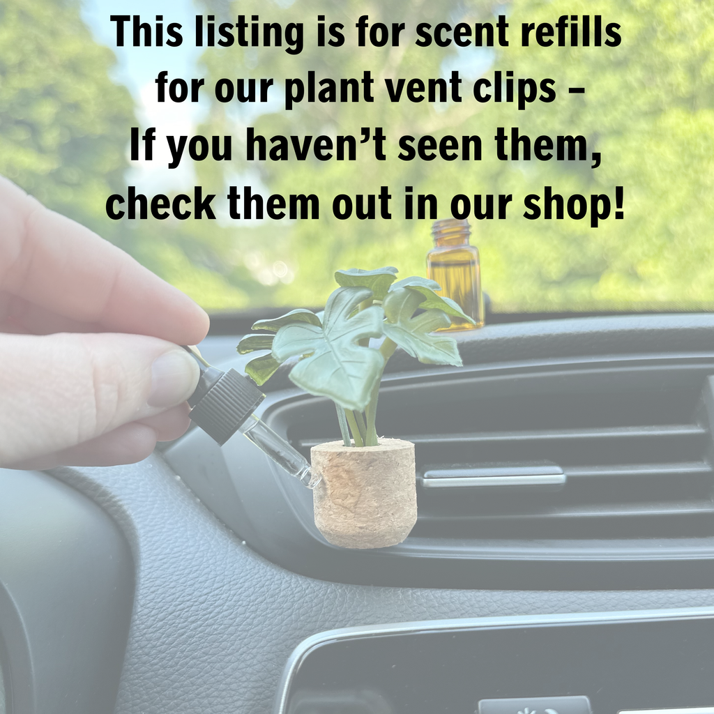 Plant Car Air Freshener Diffuser Refills - Refill Oils ONLY: Fall Fragrance - Random Bestseller