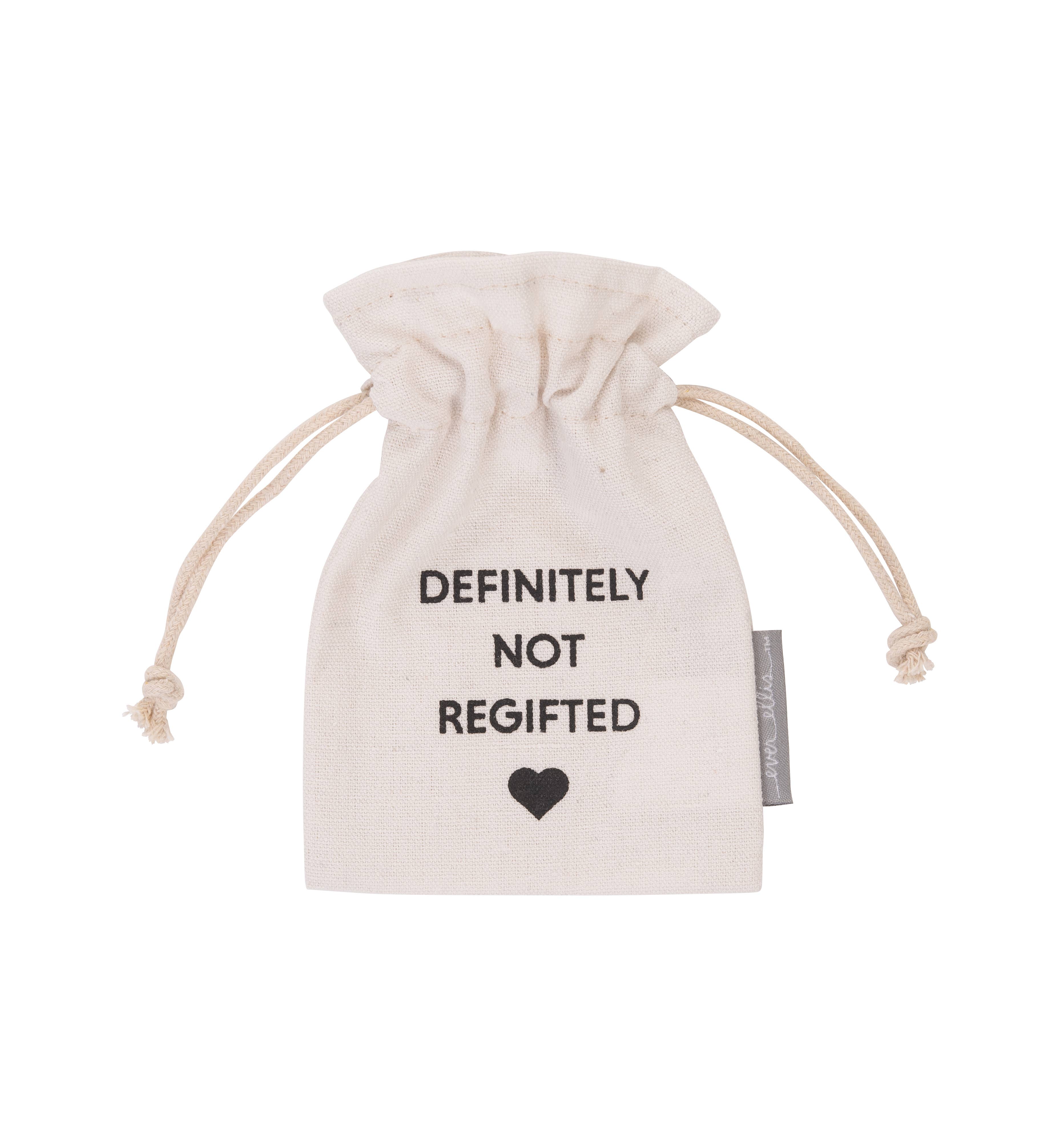 Beige Polyester Small Canvas Gift Bag