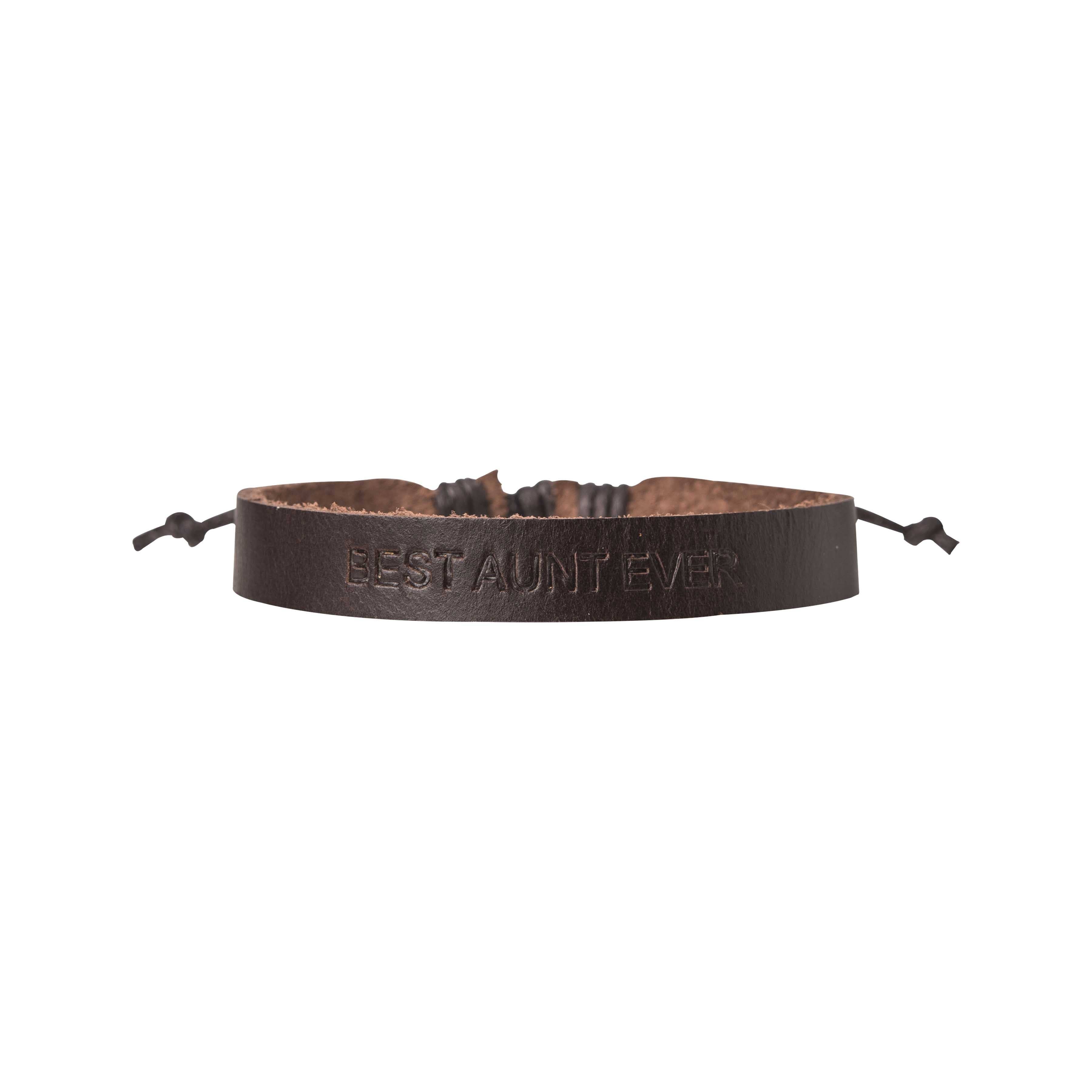 SALE Best Aunt Ever Bracelet Black