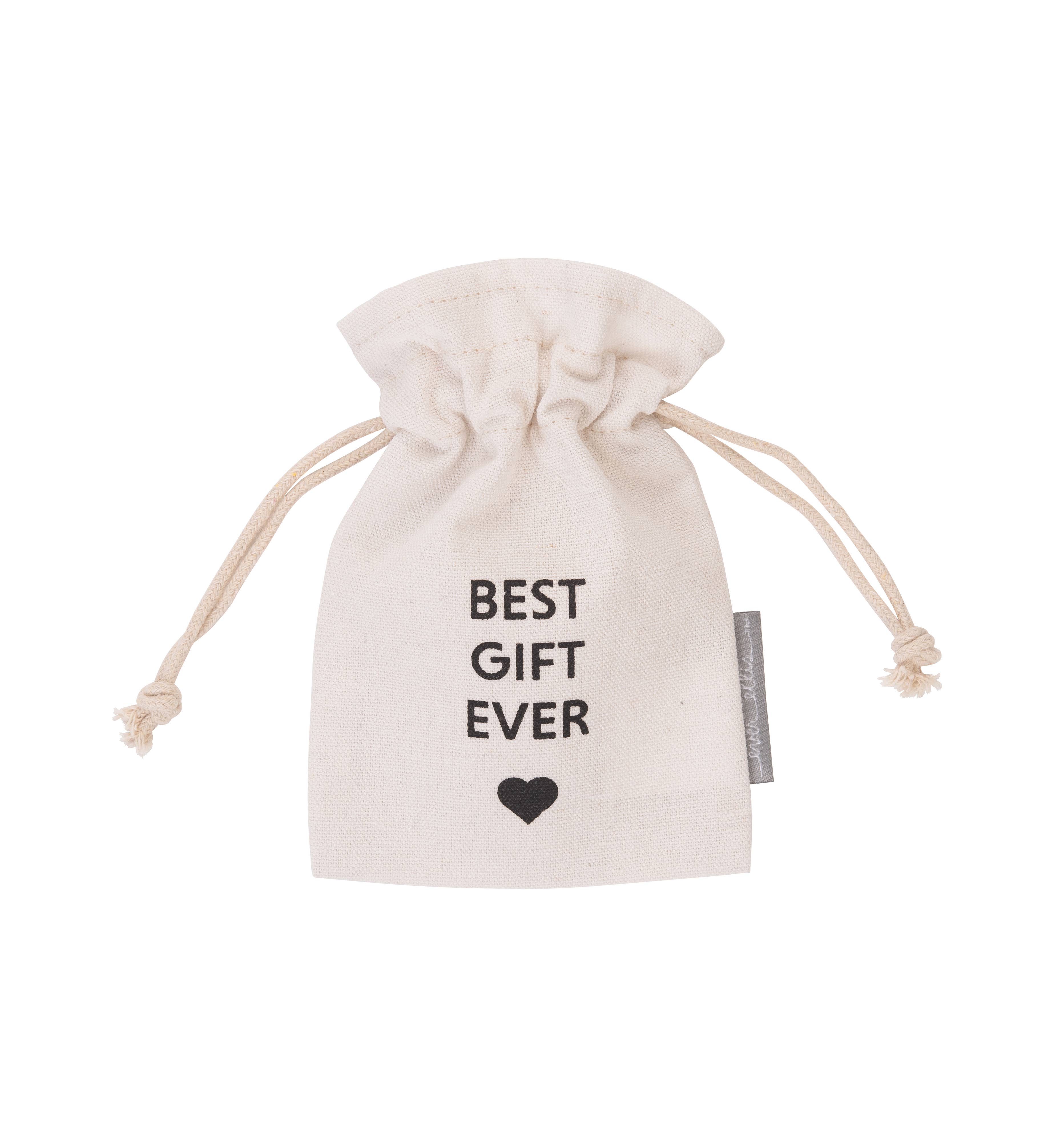 Beige Polyester Small Canvas Gift Bag