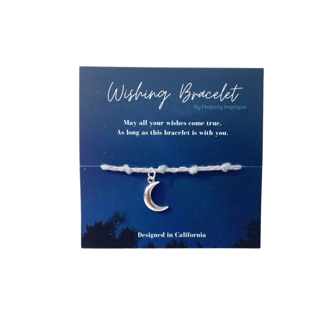 SALE - Wishing Bracelet With Charm: Heart