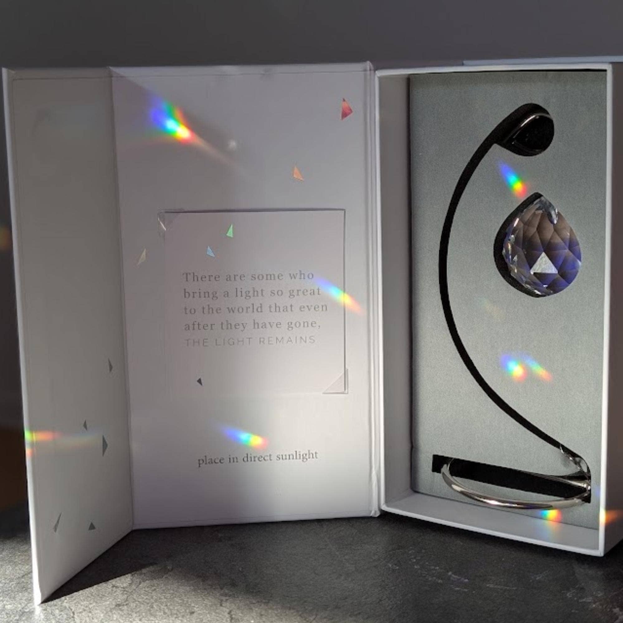 Tabletop Memorialight with Stand