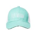 SALE Cotton 10" Blue Fur Mama Baseball Hat