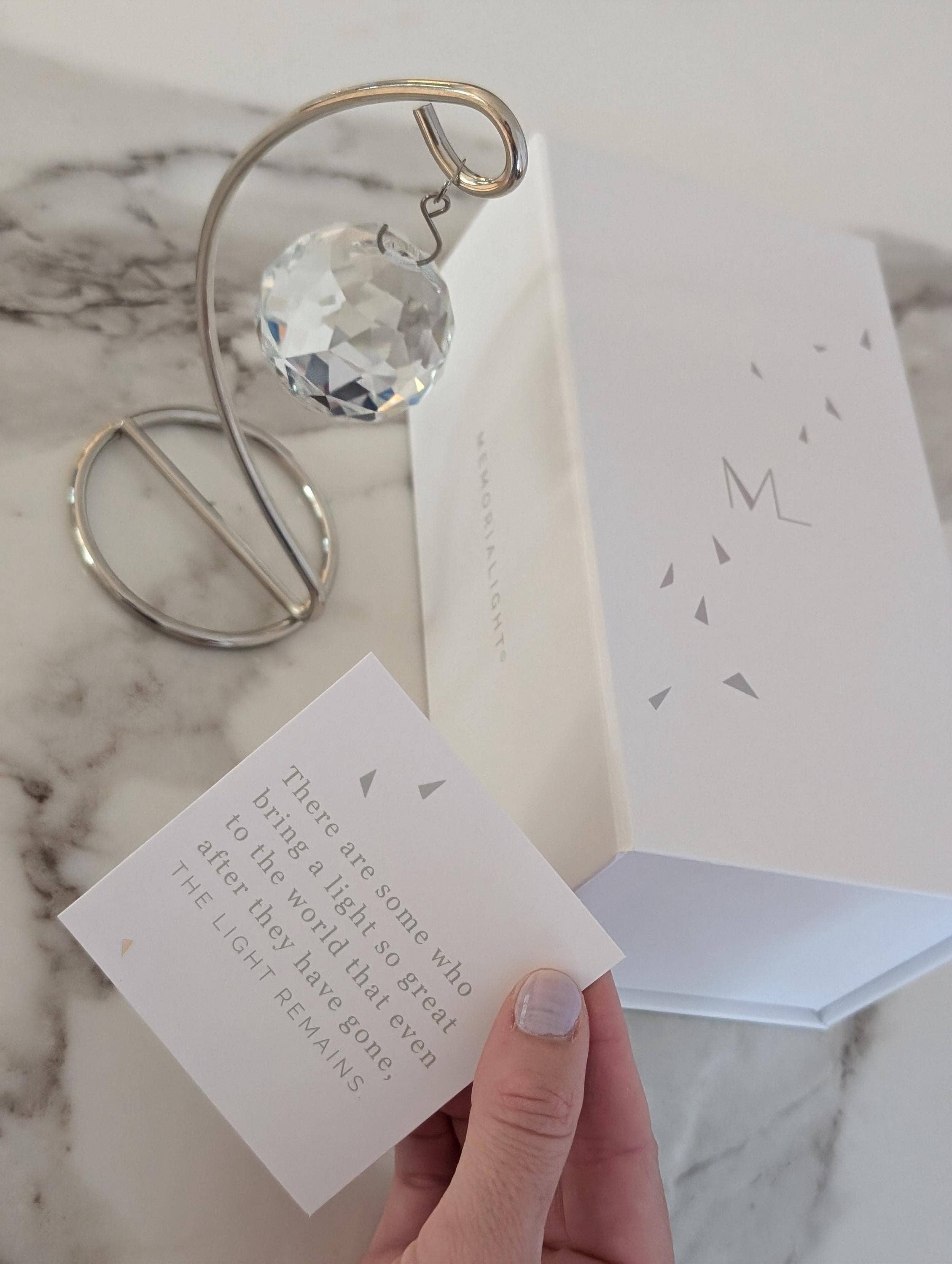 Tabletop Memorialight with Stand