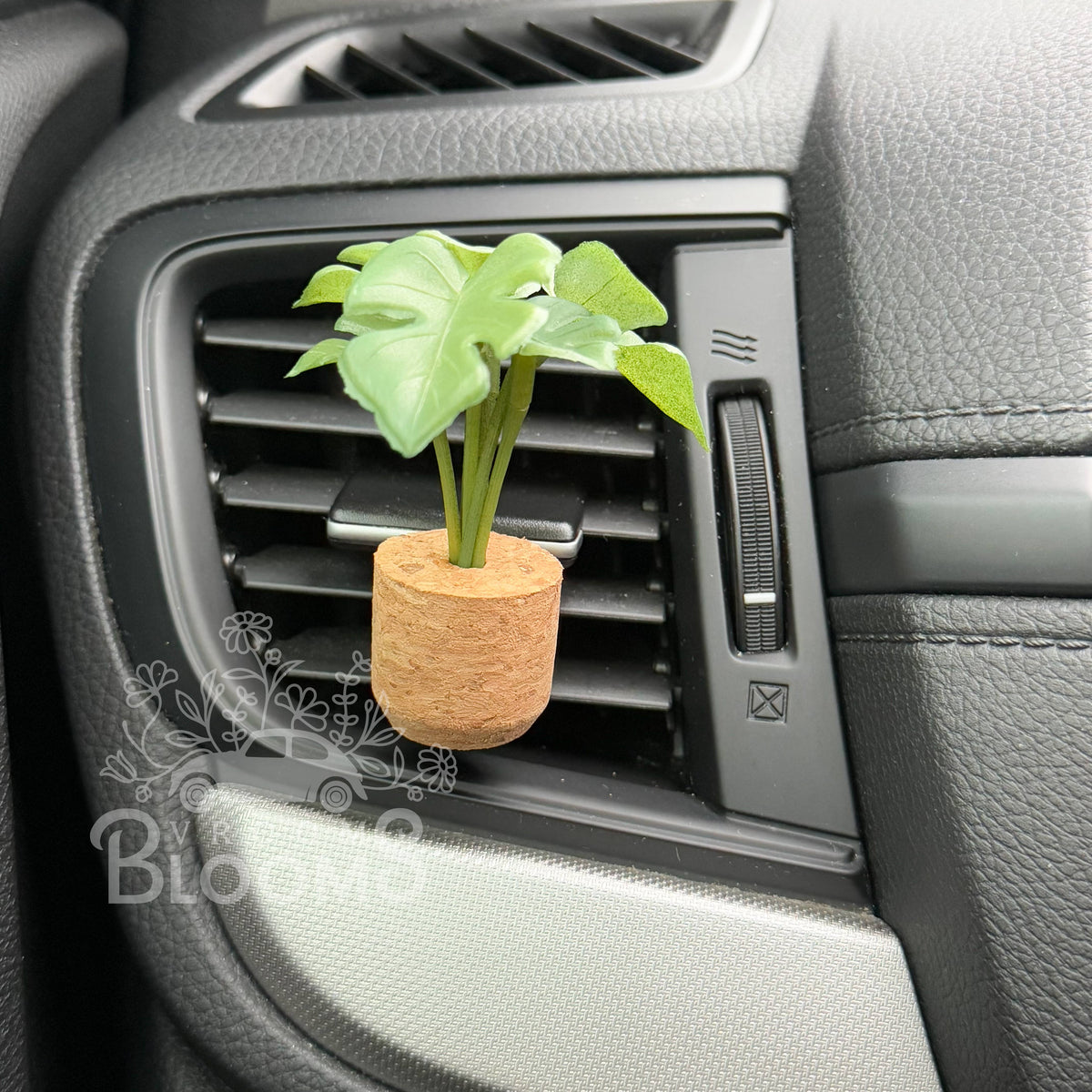 Monstera Vent Clip Car Air Freshener Diffuser (Reusable): Book Boyfriend