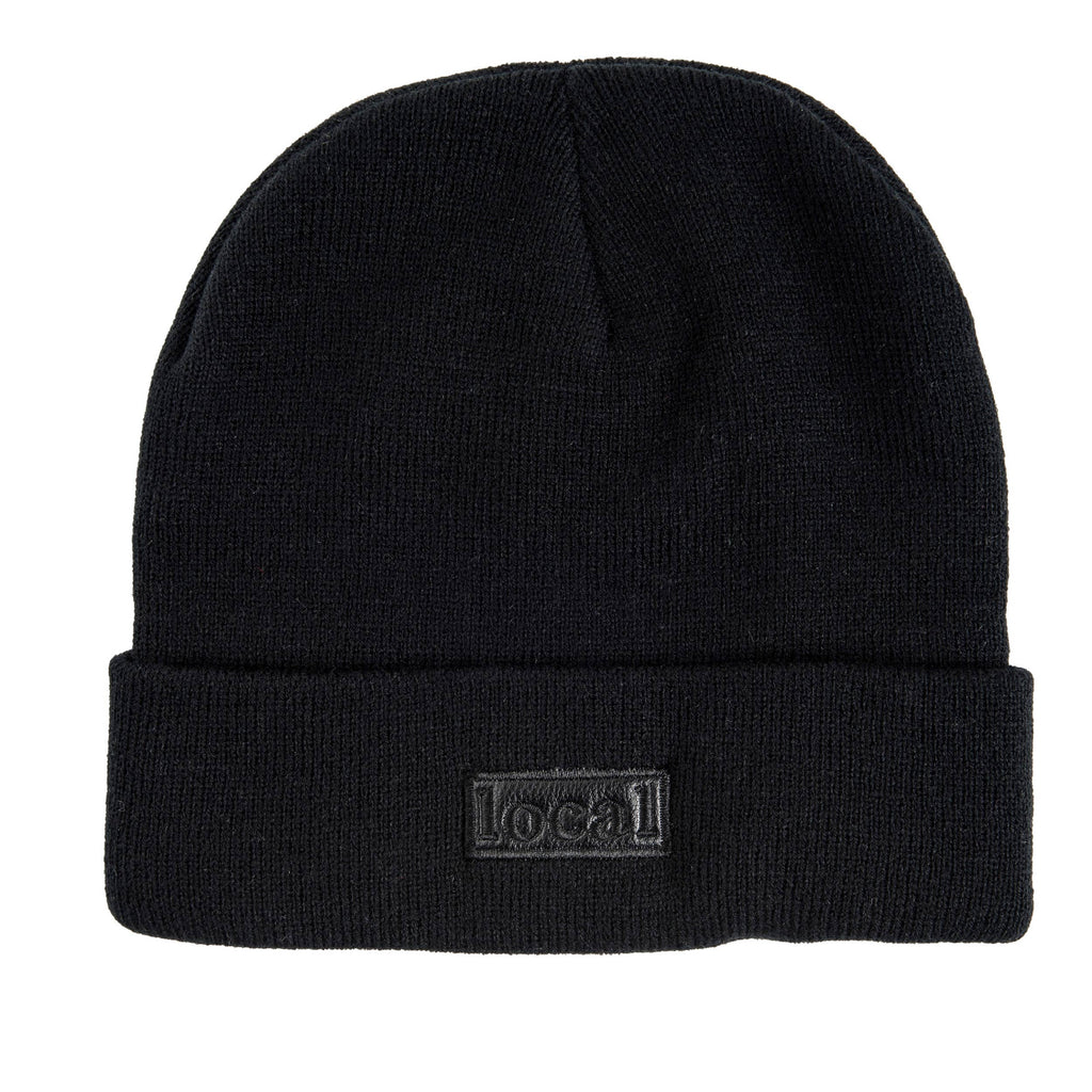 SALE Acrylic 9" Black Local Beanie