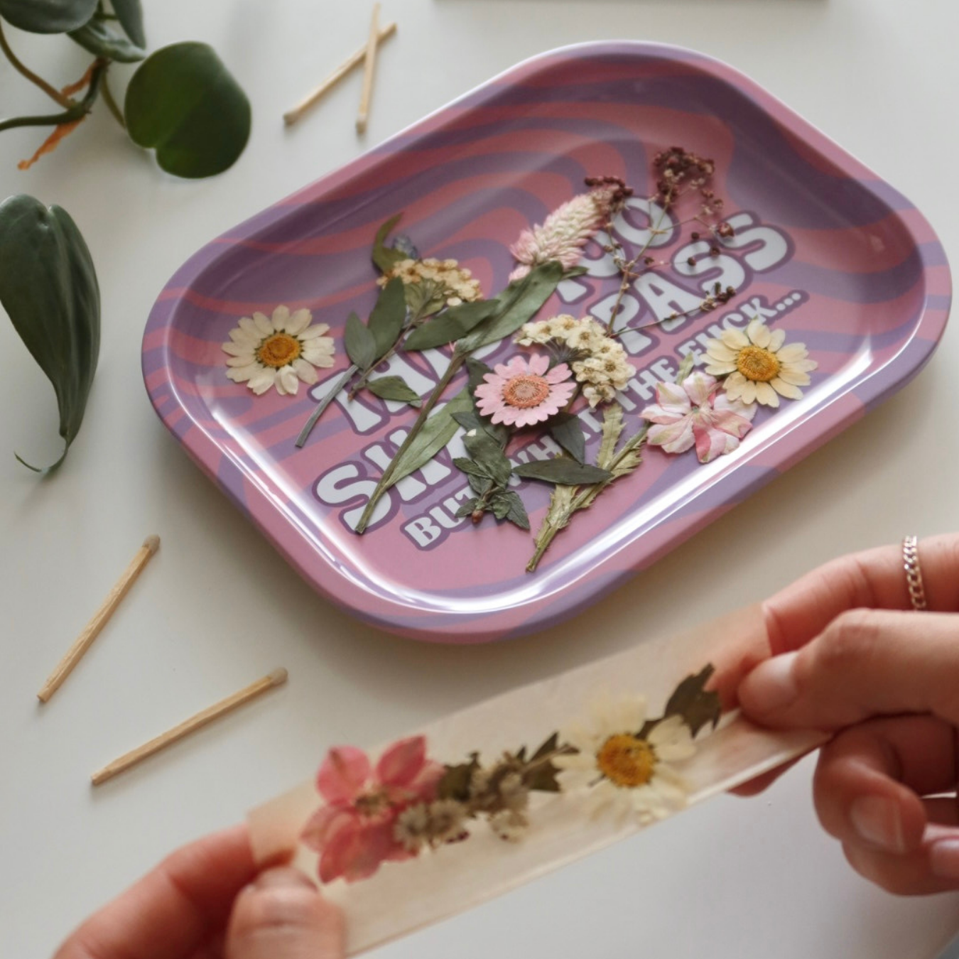 Metal Rolling Tray This Too Shall Pass