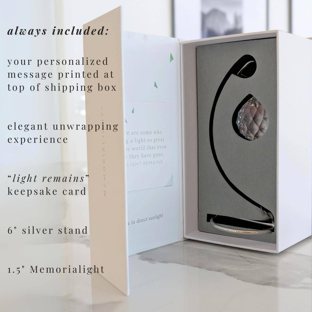 Tabletop Memorialight with Stand