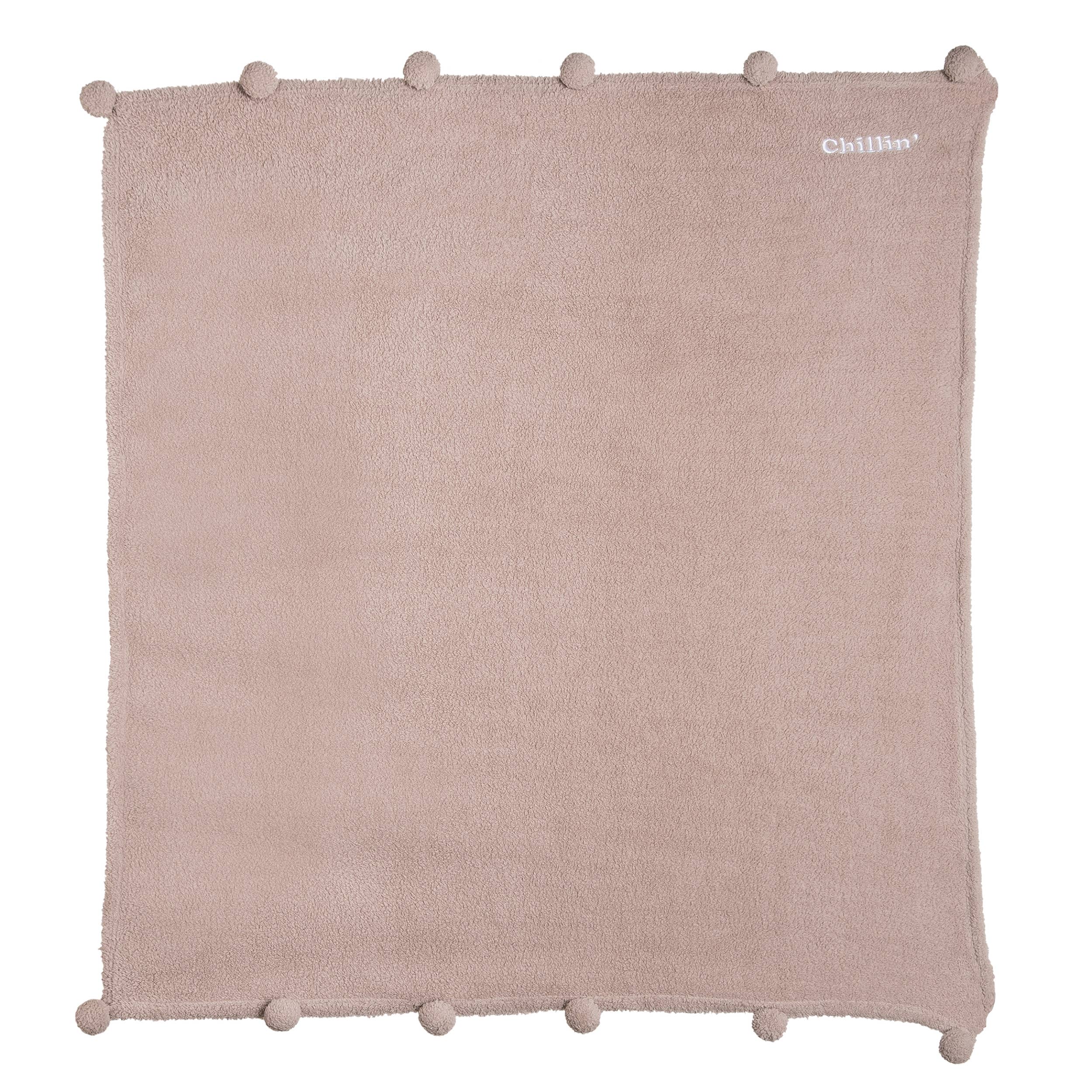 SALE Polyester 60" Gray Chillin Blanket