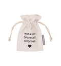 Beige Polyester Small Canvas Gift Bag