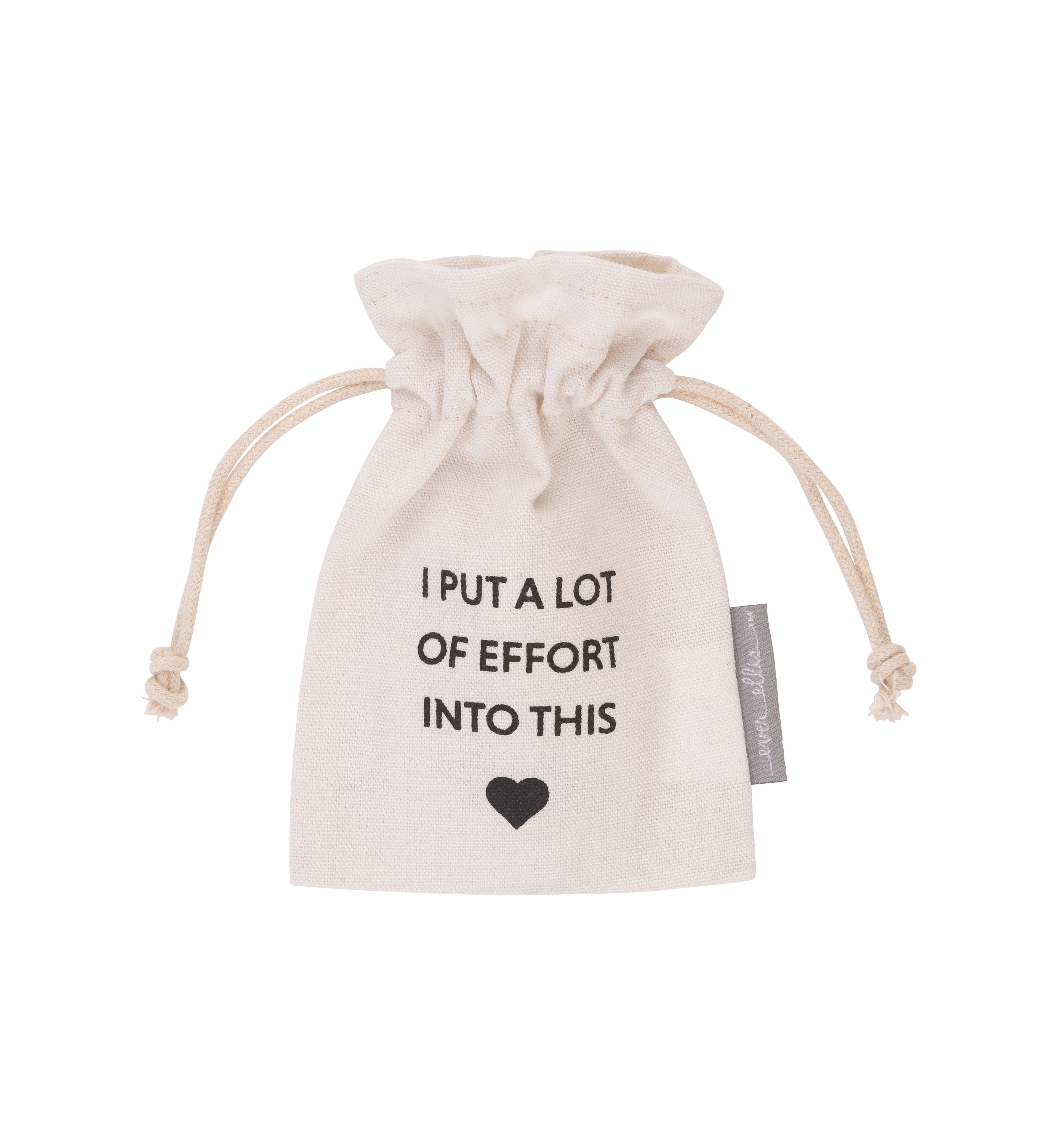 Beige Polyester Small Canvas Gift Bag