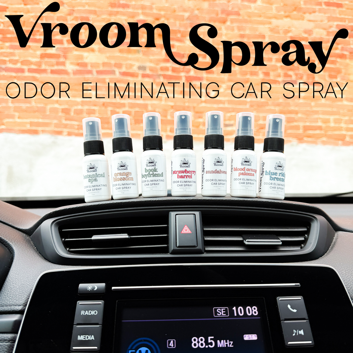 Vroom Spray Odor Eliminating Car Air Freshener & Interior Spray - Handmade in the USA: Forest Dawn