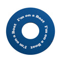 Not Tipsy On a Boat Blue Rubber Drink Holder