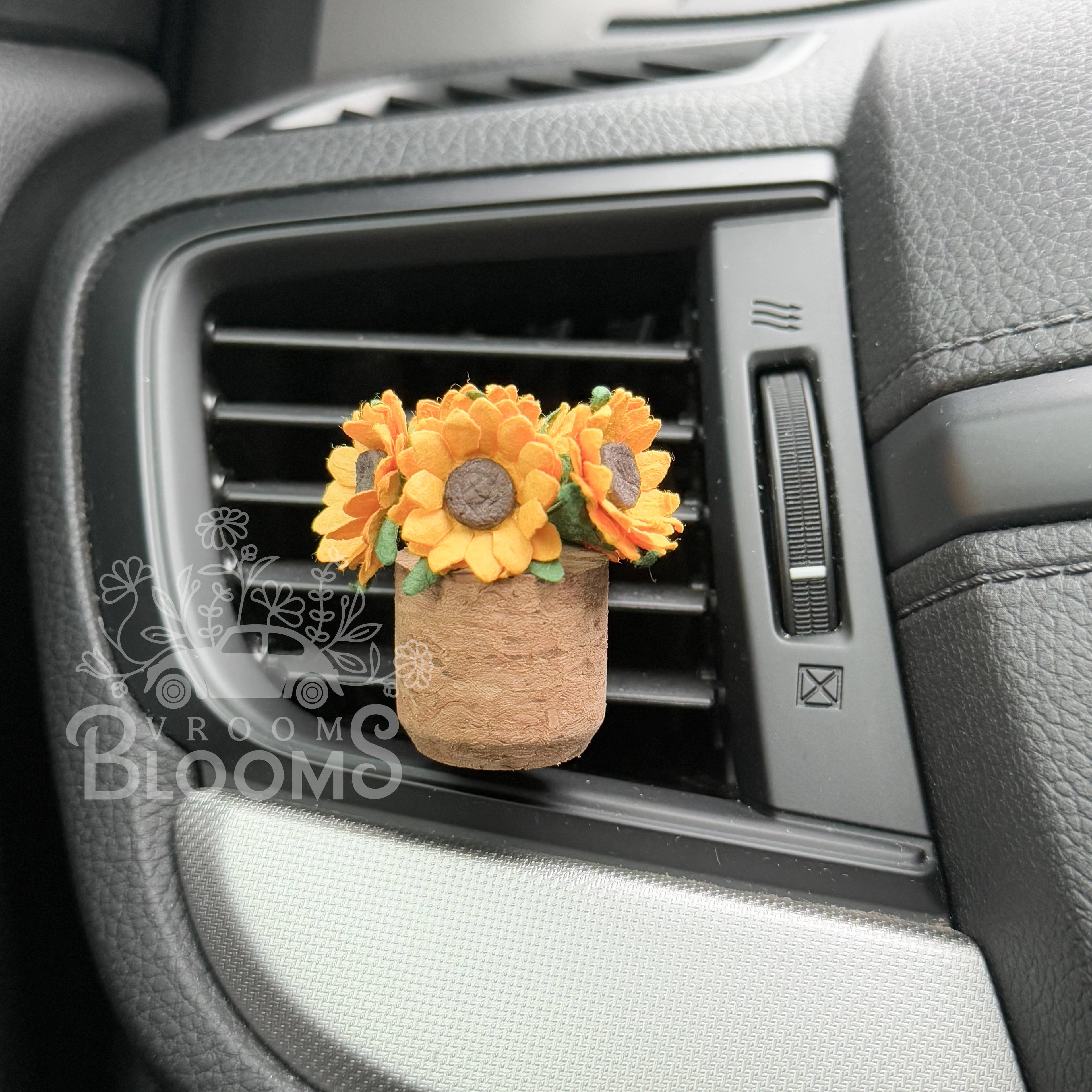 Sunflower Vent Clip Car Air Freshener Diffuser (Reusable): Fruity & Foodie Random Bestseller