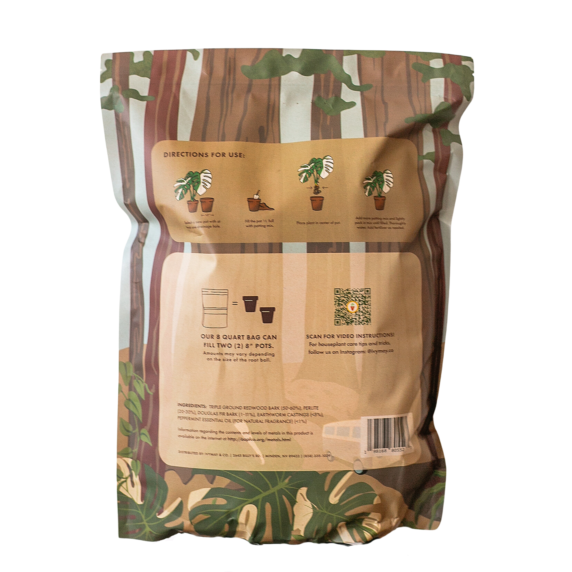 Premium Houseplant & Aroid Potting Soil Mix (8 QT): 1