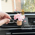 Pink Cherry Blossom Vent Clip Car Air Freshener (Reusable) : Floral & Luxe Random Bestseller