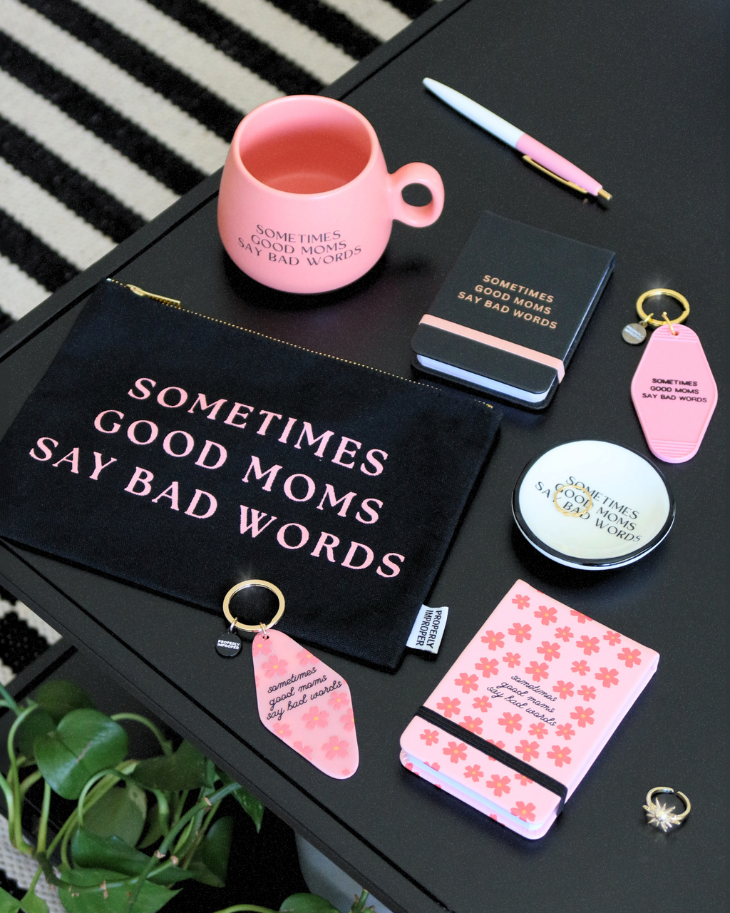 Raised Waterproof Sticker Sometimes Good Moms Say Bad Words