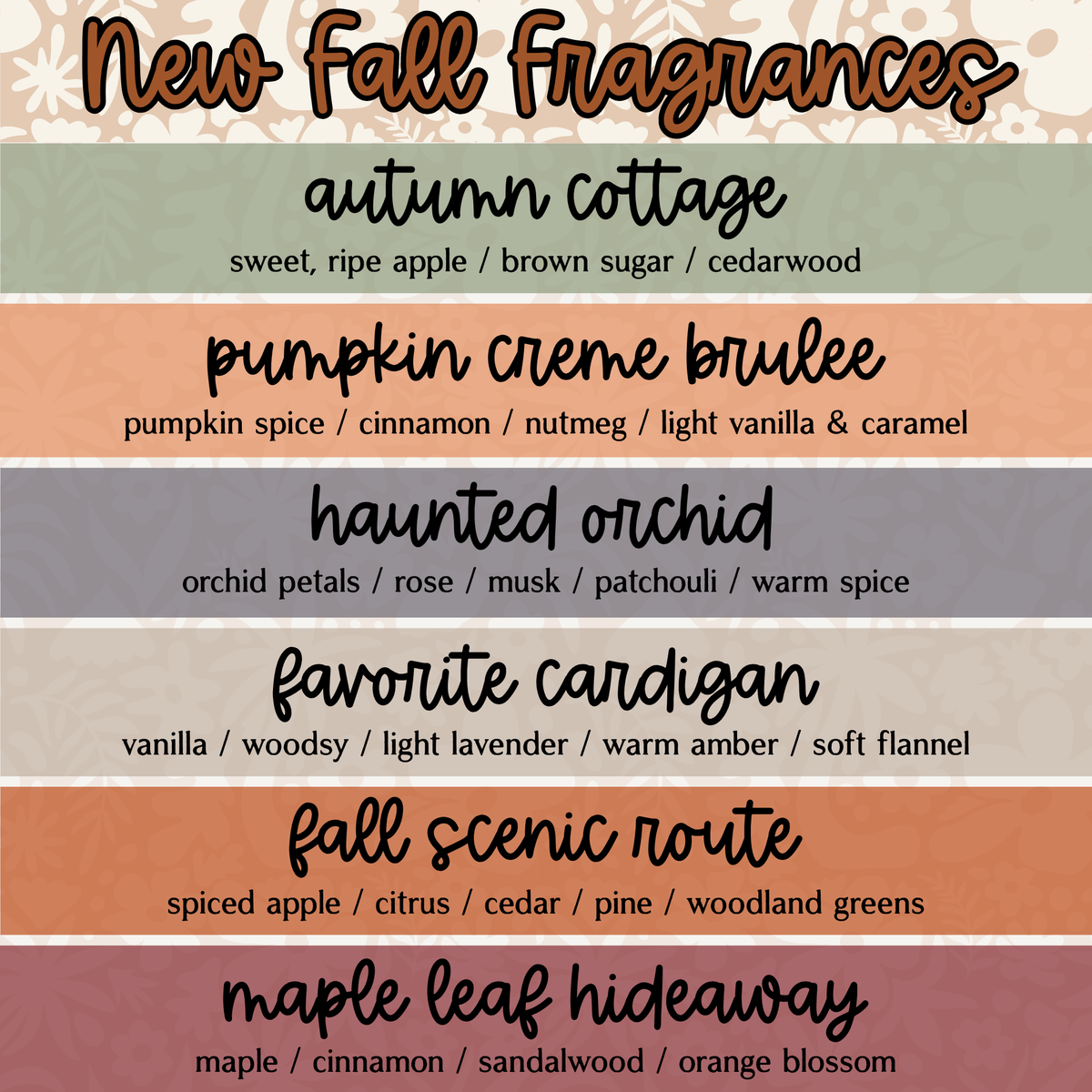 Plant Car Air Freshener Diffuser Refills - Refill Oils ONLY: Fall Fragrance - Random Bestseller