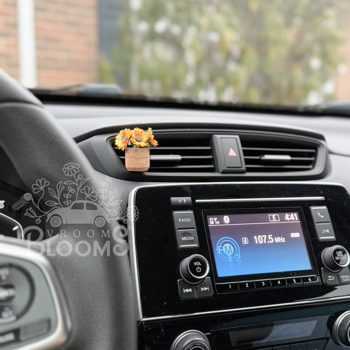 Sunflower Vent Clip Car Air Freshener Diffuser (Reusable): Fruity & Foodie Random Bestseller